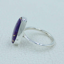 Purple Turquoise Coffin Ring