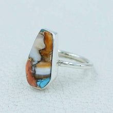 Spiny Oyster Sterling Silver Ring - Coffin Ring