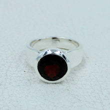 Natural Garnet Birthstone Ring