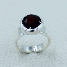 Natural Garnet Birthstone Ring