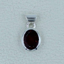Mozambique Garnet 925 Sterling Silver Pendant