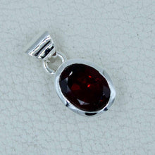 Mozambique Garnet 925 Sterling Silver Pendant