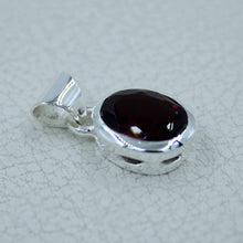 Mozambique Garnet 925 Sterling Silver Pendant