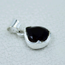 Red Garnet Sterling Silver Pendant