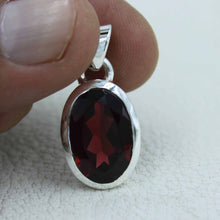 Garnet Silver Handmade Pendant