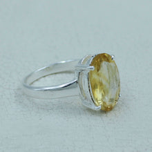Citrine Ring Beautiful Citrine Sterling Silver Ring
