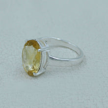 Citrine Ring Beautiful Citrine Sterling Silver Ring