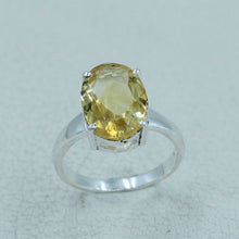 Citrine Ring Beautiful Citrine Sterling Silver Ring