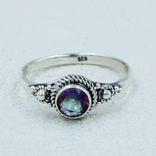 Dazzling Mystic Quartz Silver Ring