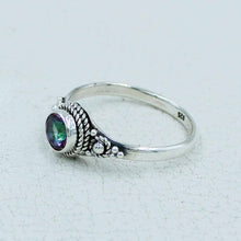 Dazzling Mystic Quartz Silver Ring