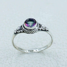 Dazzling Mystic Quartz Silver Ring
