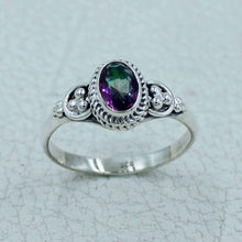 Designer 925 Sterling Silver Amethyst Gemstone Ring