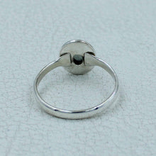 Garnet Cut Stone Sterling Silver Ring