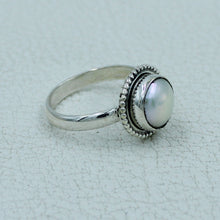Cultured South Sea Pearl Silver Ring