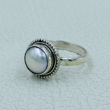 Cultured South Sea Pearl Silver Ring