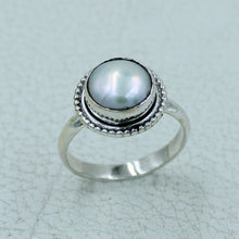 Cultured South Sea Pearl Silver Ring