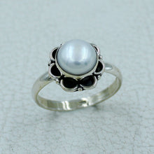 South Sea Pearl Sterling Silver Ring