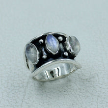 New Designed 925 Sterling Silver Moonstone Ring