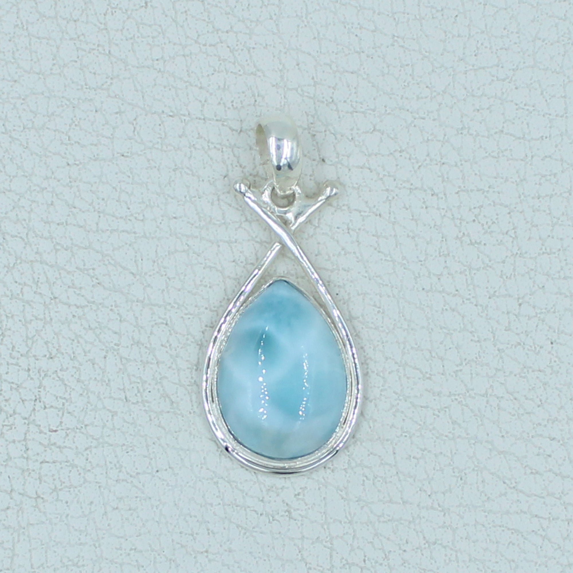 Blue Larimar Gemstone Pendant - Larimar Jewelry
