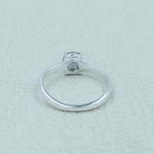 6 MM Round Cut Stone Silver Ring - Citrine, Peridot, Garnet, Amethyst, Onyx Gemstone