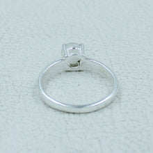 6 MM Round Cut Stone Silver Ring - Citrine, Peridot, Garnet, Amethyst, Onyx Gemstone