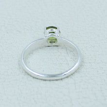 6 MM Round Cut Stone Silver Ring - Citrine, Peridot, Garnet, Amethyst, Onyx Gemstone