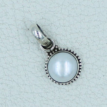 Cultured Pearl Stone Silver Pendant