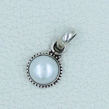Cultured Pearl Stone Silver Pendant
