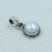 Cultured Pearl Stone Silver Pendant