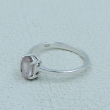 Garnet Minimalist Ring 925 Silver Birthstone Gift Jewelry