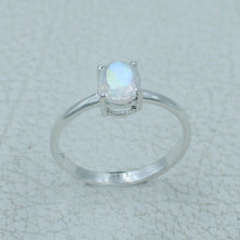 Garnet Minimalist Ring 925 Silver Birthstone Gift Jewelry