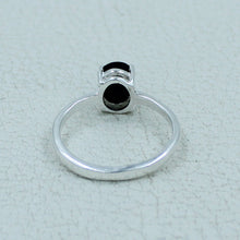 Garnet Minimalist Ring 925 Silver Birthstone Gift Jewelry