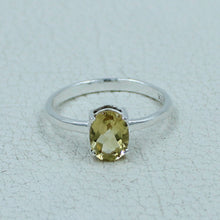 Garnet Minimalist Ring 925 Silver Birthstone Gift Jewelry