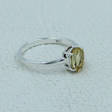 Garnet Minimalist Ring 925 Silver Birthstone Gift Jewelry