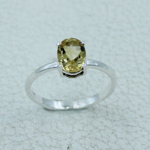 Garnet Minimalist Ring 925 Silver Birthstone Gift Jewelry