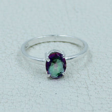 Garnet Minimalist Ring 925 Silver Birthstone Gift Jewelry