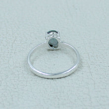 Garnet Minimalist Ring 925 Silver Birthstone Gift Jewelry