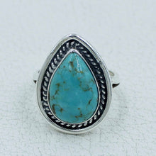 Mexican Turquoise with Sterling Silver Ring