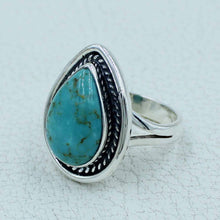 Mexican Turquoise with Sterling Silver Ring