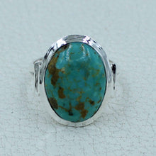 925 Sterling Silver Mexican Turquoise Ring