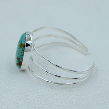 Mexican Turquoise With Solid Sterling Silver Bangles Gift Jewelry
