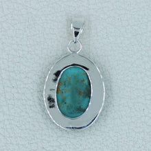 Mexican Turquoise Sterling Silver Pendant