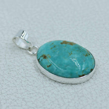 Mexican Turquoise Sterling Silver Pendant