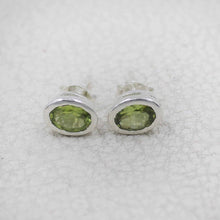 Wholesale 925 Sterling Silver Assorted Gemstone Oval Stud Earrings | 12 Pair Display Set