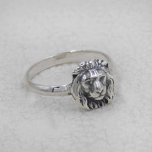 Sterling Silver Lion Head Ring | Men's Statement Jewelry