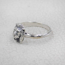 Sterling Silver Lion Head Ring | Men's Statement Jewelry