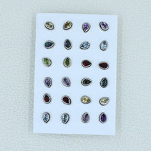 925 Silver 12 Pair Studs Earrings
