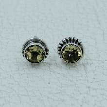 Multi Cut Gemstone Studs Earrings - 925 Silver Jewelry