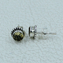 Multi Cut Gemstone Studs Earrings - 925 Silver Jewelry