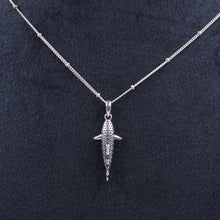 Silver Shark Fish Pendant – Ocean-Inspired Jewelry